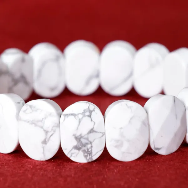 Howlite_Stone_Faceted_Bracelet